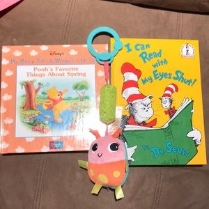 2 Brand New Books & Infantino Chime